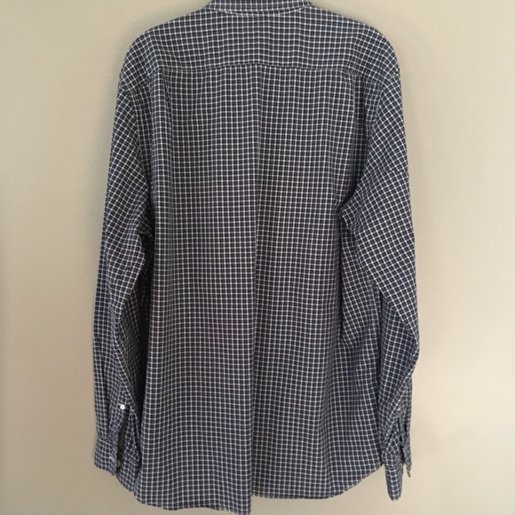 J Crew men’s navy/white button down. - Picture 4 of 4